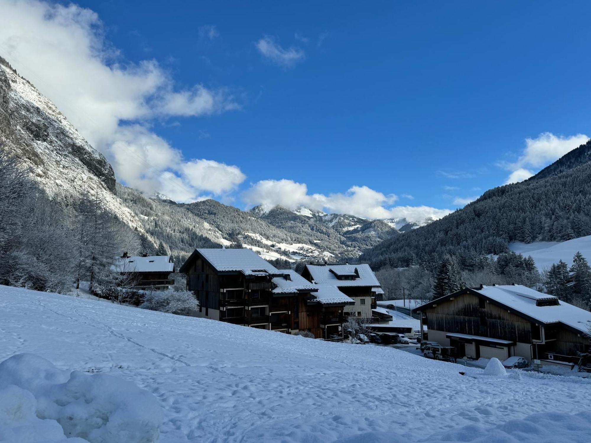 Appartement Cosy Proche Chatel Portes Du Soleil - Linge Inclus Abondance Kültér fotó
